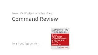 Basic Linux commands list  | LFCS Video Course Sander van Vugt