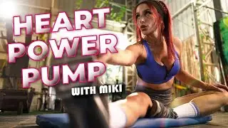 HEART POWER PUMP 💖 Strengthen your heart with these exercises 🤗 Miki Fitness 💪🏻