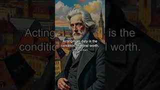 Acting from duty is the condition of moral worth