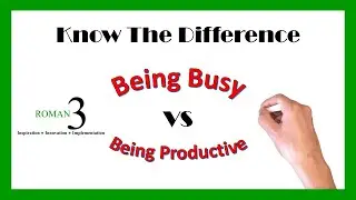The Difference Between Busy and Productive At Work