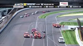 Chase Austin crash at Indianapolis - 2014 IndyLights