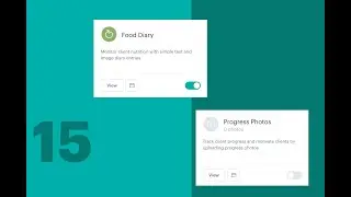 Add or Remove the Food Diary or Progress Photo Sheet from your Clients App | PTD Flow