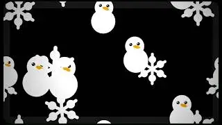TUMMY TIME BOOST 👶 Noir Baby | winter wonderland | Brain Development Visuals