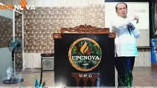 Pastor Mario Pestaño preaching