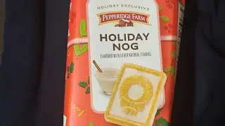 Holiday Exclusive Pepperidge Farm Holiday Nog Review 