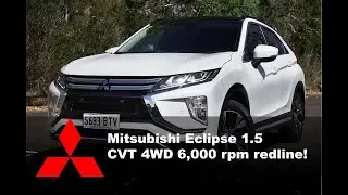 Mitsubishi Eclipse Ralliart 1.5 CVT 4WD 6,000 rpm redline!