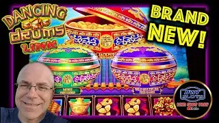 🚨CRAZY Bonus Win on the NEW Dancing Drums Link Slot Machine!