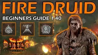 Beginners Guide to the Fire Druid Levels 1-40 | Normal Mode | Diablo 2 Resurrection