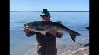 Amazing spot for strip bass fishing in Quebec