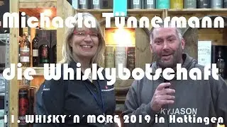 Michaela T&uuml;nnermann von der Whiskybotschaft und die St Kilian Abf&uuml;llung auf 11. WHISKY&acute;N&acute;MORE 2019