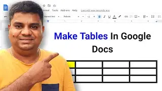 How to Make Tables in Google Docs
