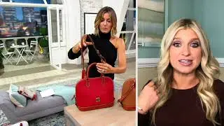 Dooney & Bourke Pebble Leather Zip Zip Satchel on QVC