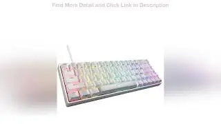 Flash Sale Durgod Hades 68 RGB Mechanical Gaming Keyboard - 65% Layout - Cherry Profile - NKRO - US