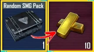 GET RICH WITH RANDOM SMG PACK 🤑 PUBG METRO ROYALE CHAPTER 25