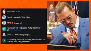 Johnny Depp FALLS ASLEEP During Trial (w/ Recorded Chat) || Johnny Depp v Amber Heard