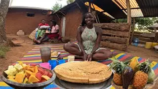Peaceful African Living Cake Baking Underground | African Village life 