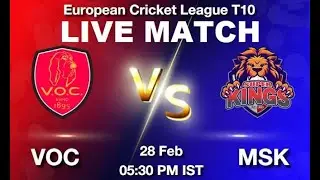 🔴BET2BALL T10 : Live V.O.C. Rotterdam vs Malta Super Kings | VOC v MSK Live |VOC vs MSK Live Score|