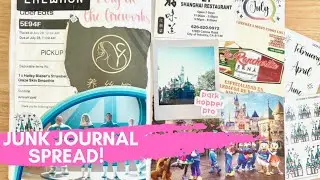 Adding a Junk Journal Spread in my Passion Planner! Process and Plan With Me 🤸&zwj;♀️
