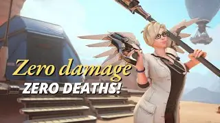 This Mercy Game in Overwatch was INSANE! ZERO Damage, ZERO Deaths!