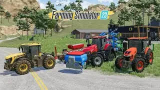 بيع المحاصيل وجمع الملايين في لعبة farming simulator 23 Mobile 