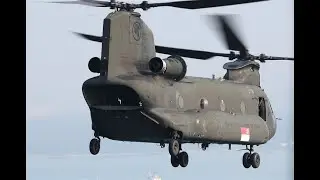 BCH-47 Chinook | US Air Force at LFMH Saint Etienne Aiport