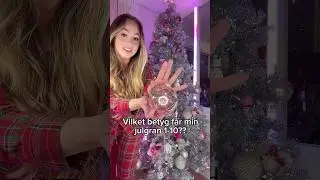 VILKET BETYG f&aring;r min julgran?? 🎄🎅🏼 #julgran #julpynt