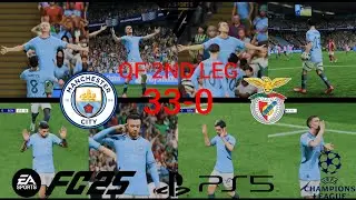 EA Sports FC25 PS5 Slim Gameplay : Manchester City vs Benfica (2025/26 UEFA Champions League)