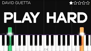 David Guetta - Play Hard ft. Ne-Yo, Akon | EASY Piano Tutorial
