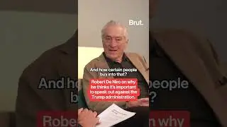 Robert De Niro on why he thinks its important to take a stand against the actions of the Trump admin