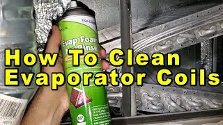 How To Clean A/C Evaporator Coils - Bryant Furnace / Air Handler - 2015 Model Year - HVAC DIY Guide