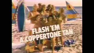 Coppertone Sunscreen & Tan Oil Commercial 1983 