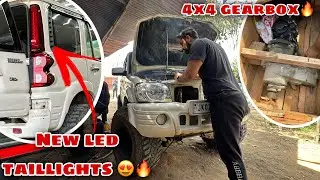 PROJECT SCORPIO 4X4 GEARBOX FINALLY ARRIVED | PROBLEMS AFTER BIG TYRES | LED TAILLIGHTS