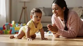 Baby First Crawl Moments | Cute Baby Crawling at Home