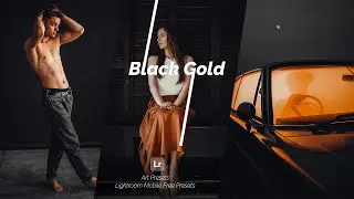 Black Gold Lightroom Preset | Black Moody | Black Presets | Marctutorials Presets | Black VN Filter
