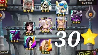 TOA HELL ABRIL MAYO 30⭐STARS SUMMONERS WAR