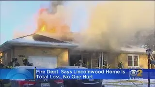 House Destroyed By Fire In Lincolnwood
