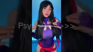✨Psylocke Cosplay #marvel #marvelcosplay #greeneyes #nerdygirl