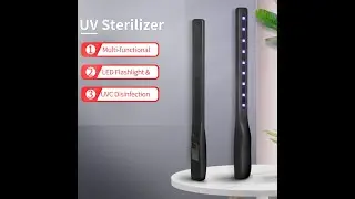 UV sterilizer Wand 3W uvc sanitizer disinfection lamp portable uvc sterilizer disinfection stick