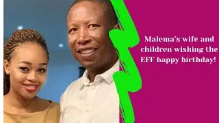 WATCH | Malema&rsquo;s wife and children wishing the EFF happy birthday will melt your heart| #EFF