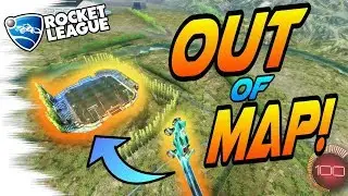 Rocket League GLITCH TUTORIAL - NEW OUT of MAP Glitch! + Easter Eggs & Secrets! (Tips/Gameplay)