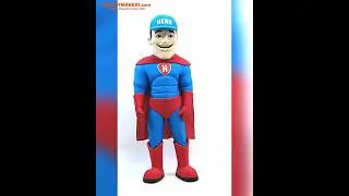 Hero Hank Mascot Costume
