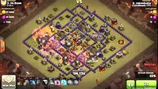 Clashheads (t7) townhall 10 3 stars with one hero