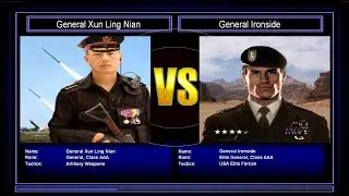 C&C General Zero Hour Reborn Mod General Xun Ling Nian VS General Ironside #2