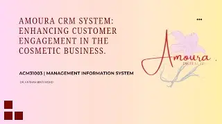 Amoura CRM System: Enhancing Customer Engagement in the Cosmetic Business.