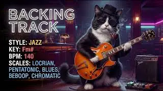 Intense Jazz Backing Track in Dm
