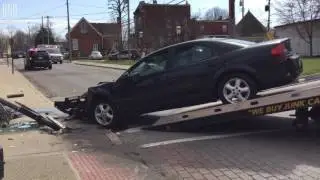 Car crashes into downtown Belleville shop