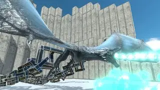 ANCIENT ICE DRAGON vs ALL UNITS Animal Revolt Battle Simulator