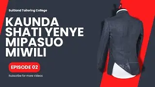 Jinsi ya kukata Kaunda Shati yenye Mipasuo Miwili- Kukata Kitambaa
