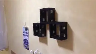 useLESS or REuse that - DIY shelf from VHS tapes