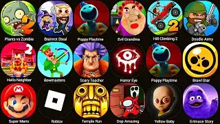 Grimace Monster Scary Survival,Red Ball 4,Stumble Guys,Bowmaster,Scary Teacher 3D,Roblox,Minecraft